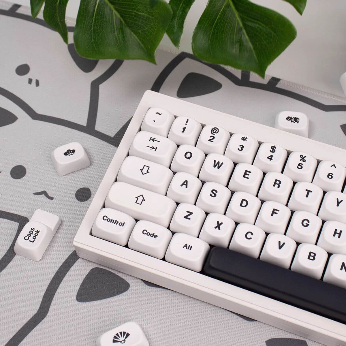 KeycapGuru Simplicity MOA Keycap Set - English, PBT, 144 Keys