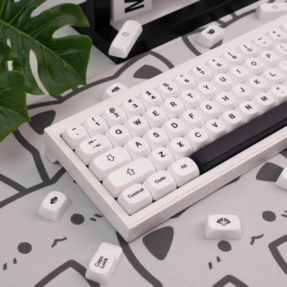 KeycapGuru Simplicity MOA Keycap Set - English, PBT, 144 Keys