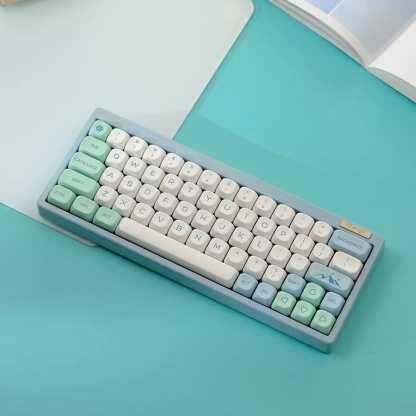 KeycapGuru Snow Mountain MOA Keycap Set - PBT, 138 Keys