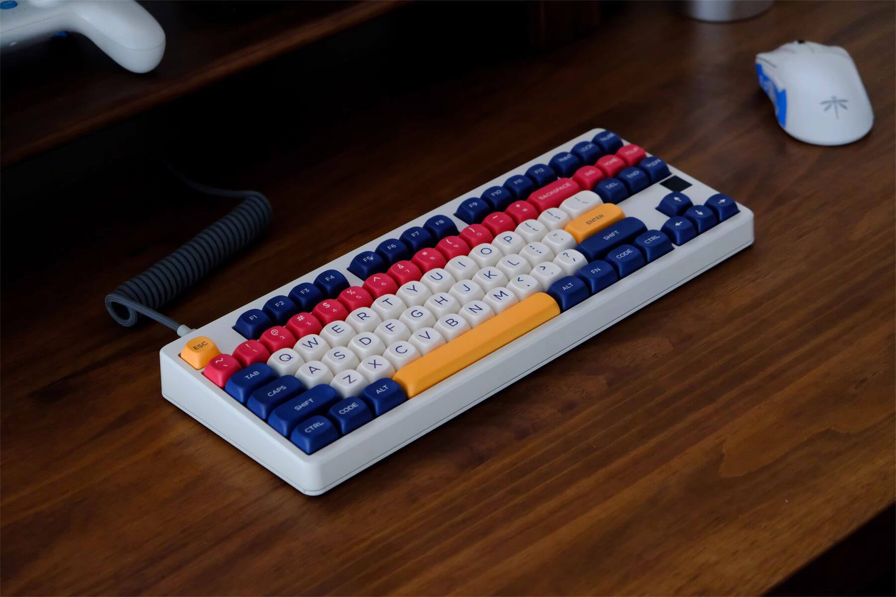 KeycapGuru Summer Carvinal MOA Keycap Set - PBT, 126 Keys