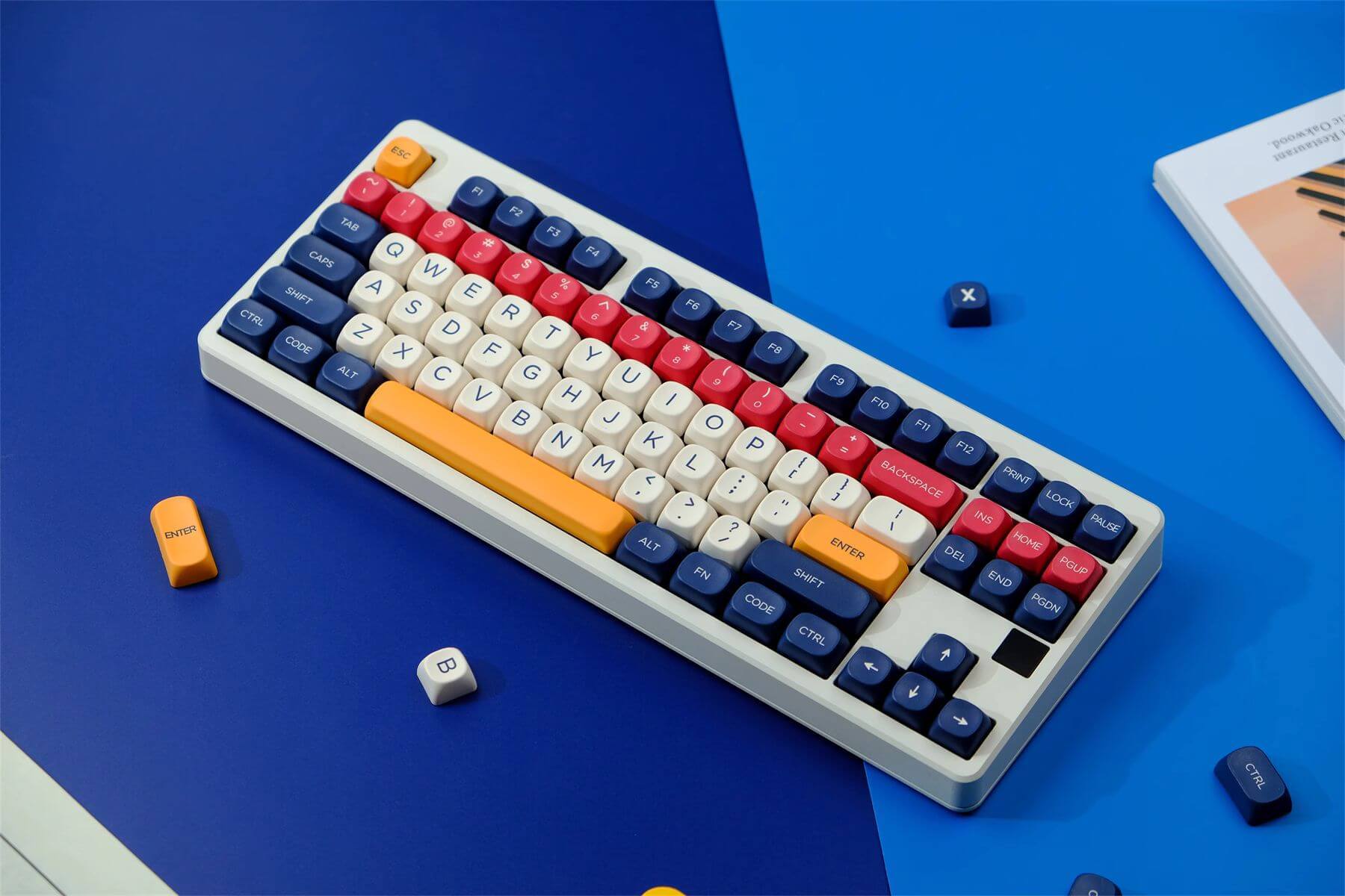 KeycapGuru Summer Carvinal MOA Keycap Set - PBT, 126 Keys