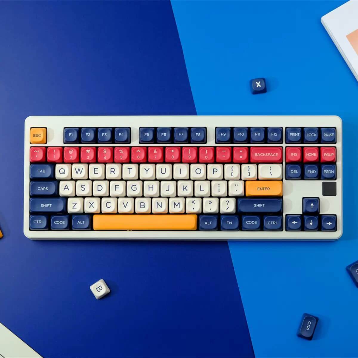 KeycapGuru Summer Carvinal MOA Keycap Set - PBT, 126 Keys