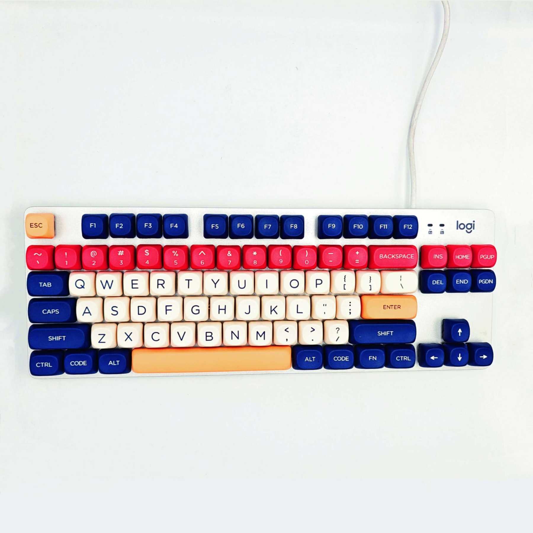 KeycapGuru Summer Carvinal MOA Keycap Set - PBT, 126 Keys