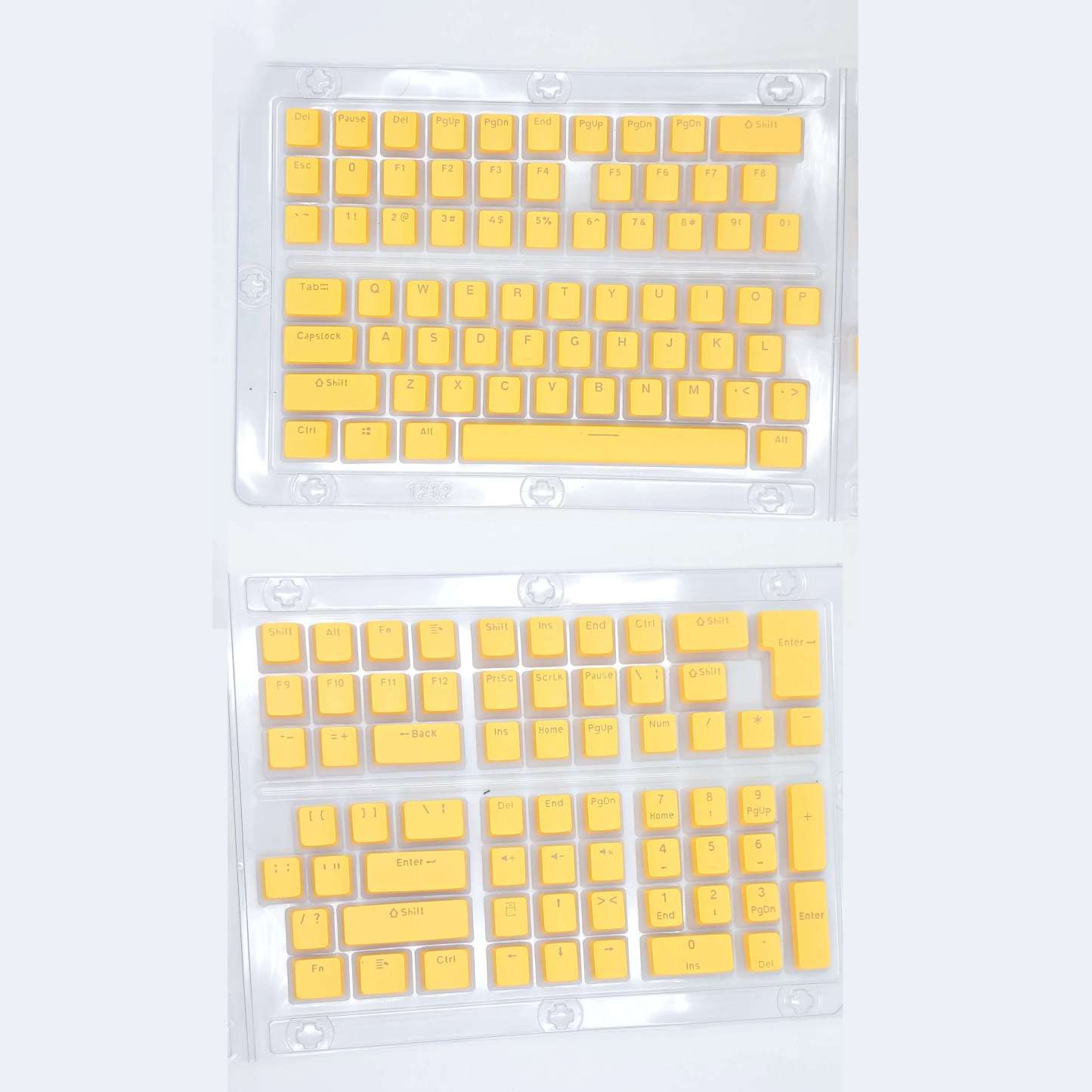 KeycapGuru OEM Pudding Keycap Set - PBT+PC, 129 Keys