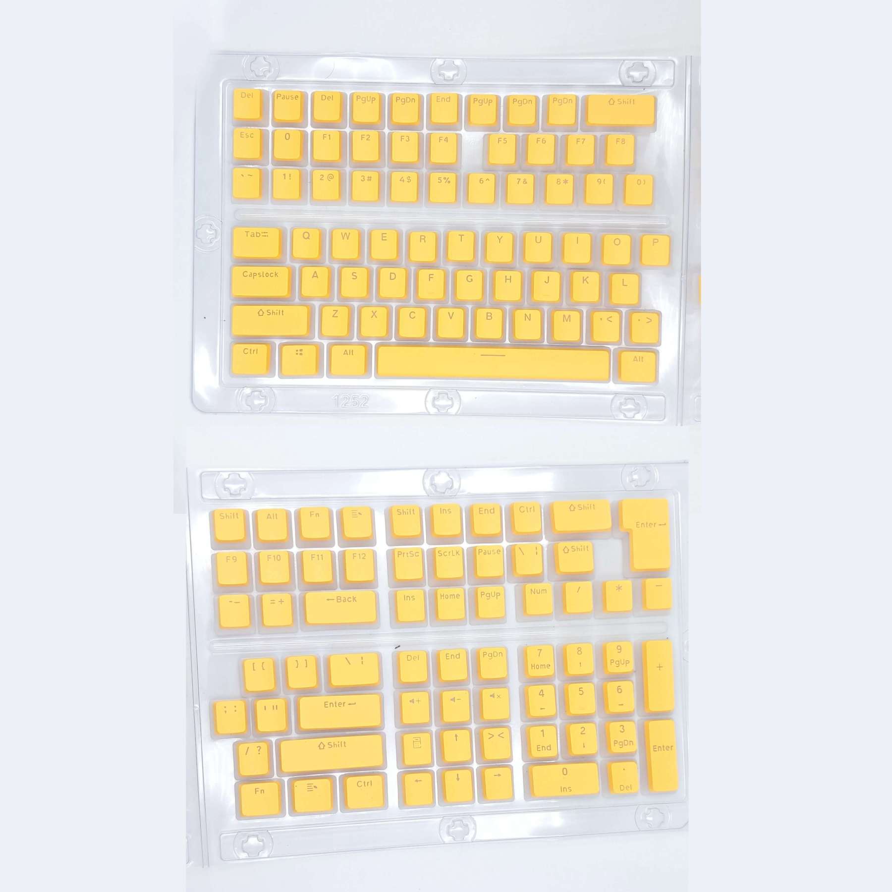 KeycapGuru OEM Pudding Keycap Set - PBT+PC, 129 Keys