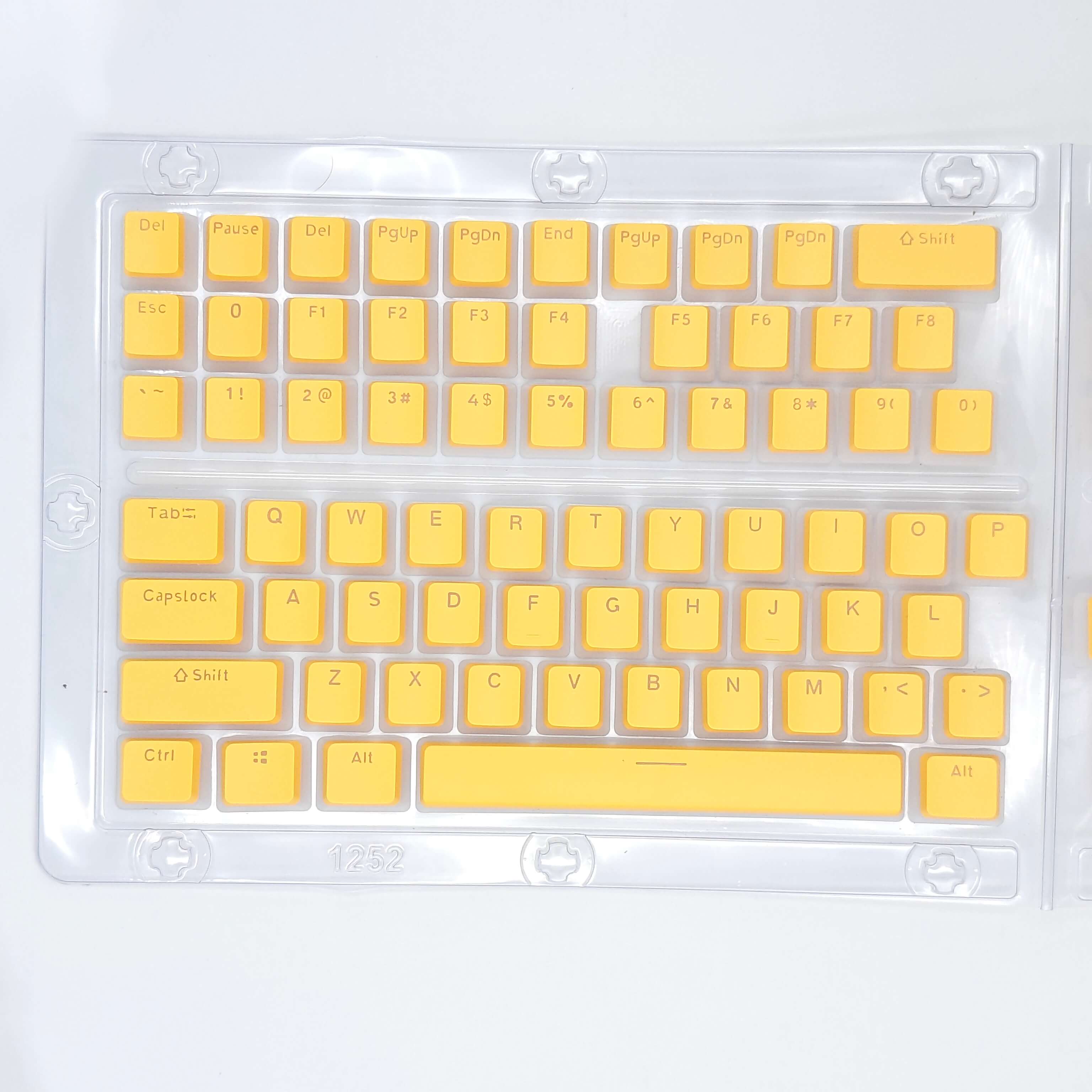 KeycapGuru OEM Pudding Keycap Set - PBT+PC, 129 Keys