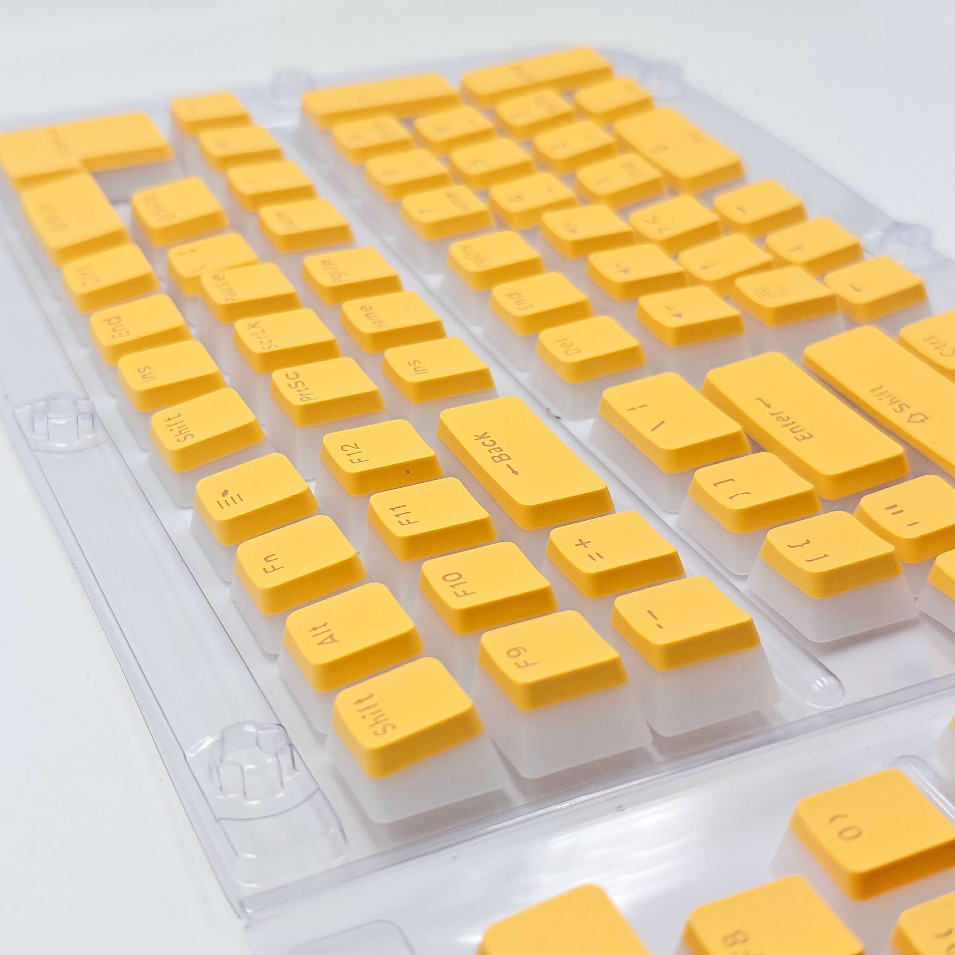 KeycapGuru OEM Pudding Keycap Set - PBT+PC, 129 Keys