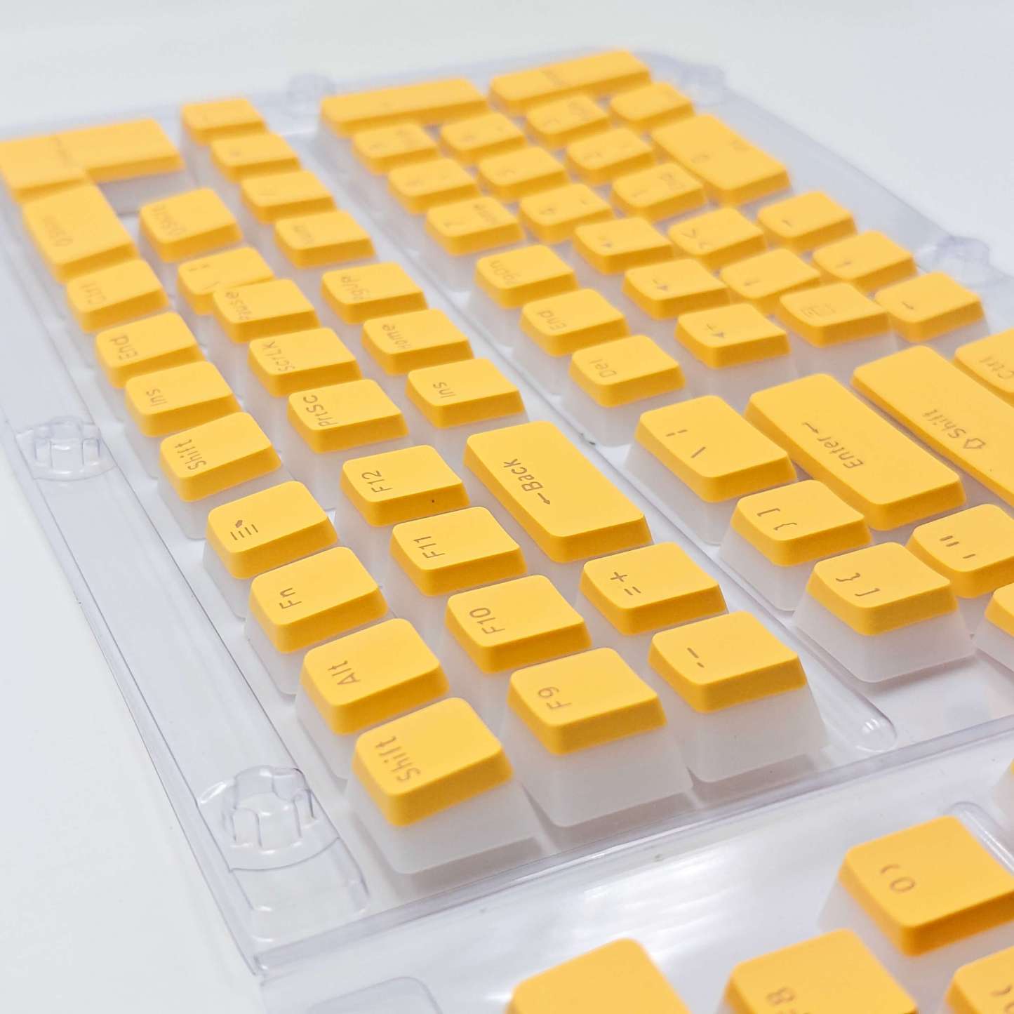 KeycapGuru OEM Pudding Keycap Set - PBT+PC, 129 Keys