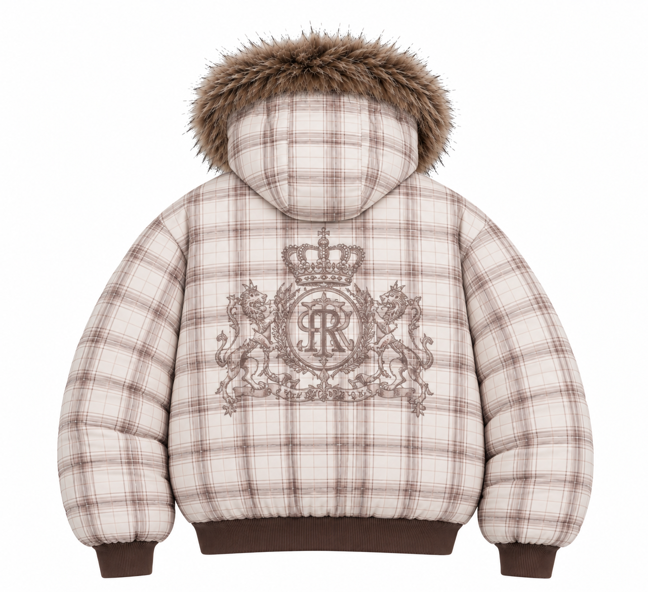 Reversible Plaid Padded Cotton Jacket