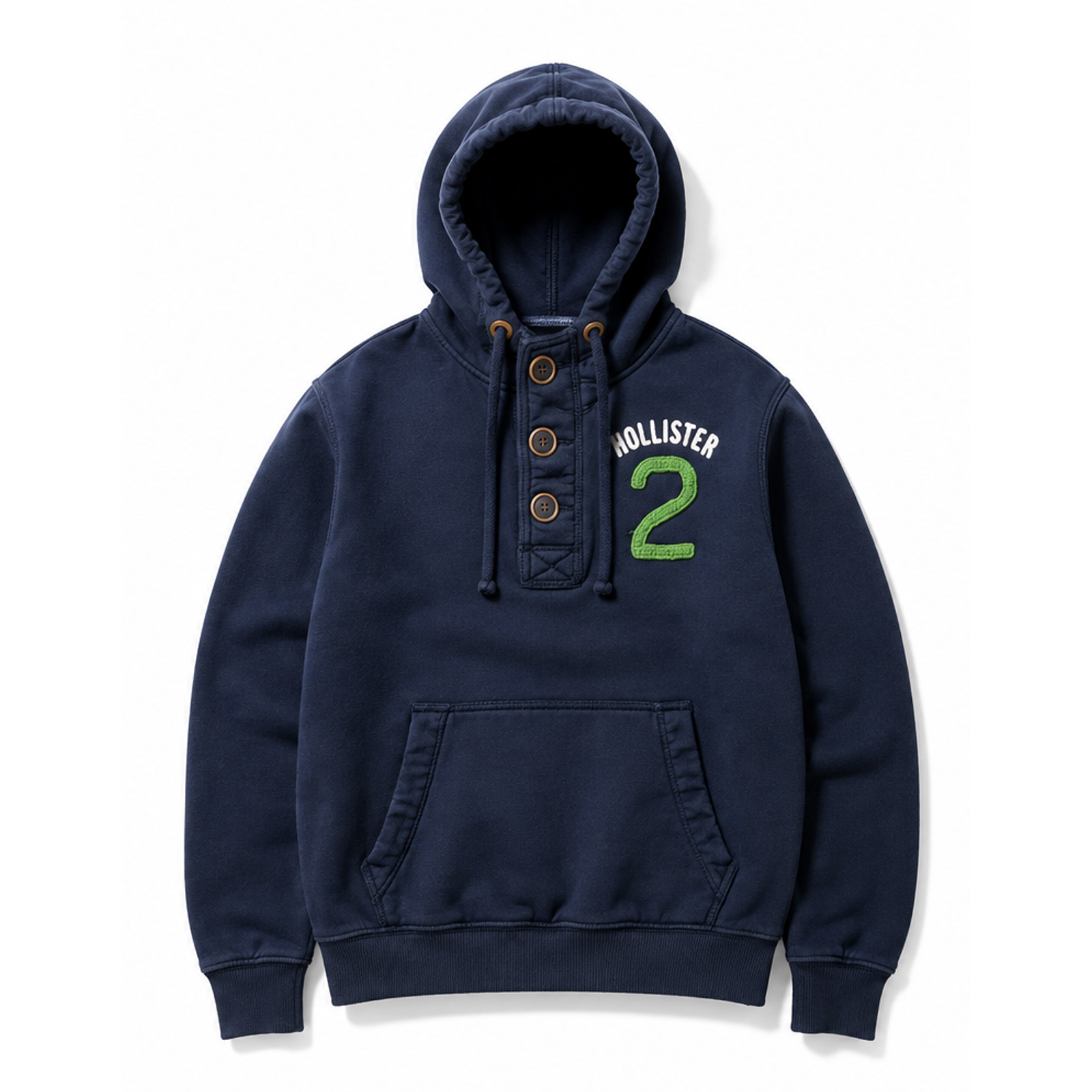 Button Placket Hoodie