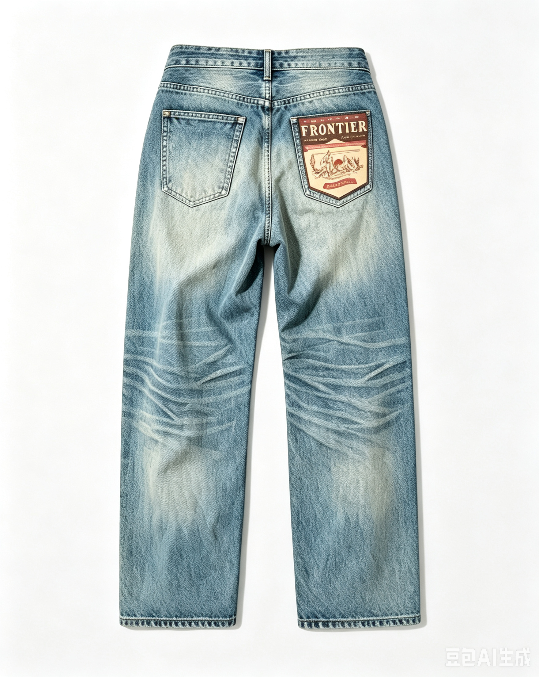 Washed Blue Jeans