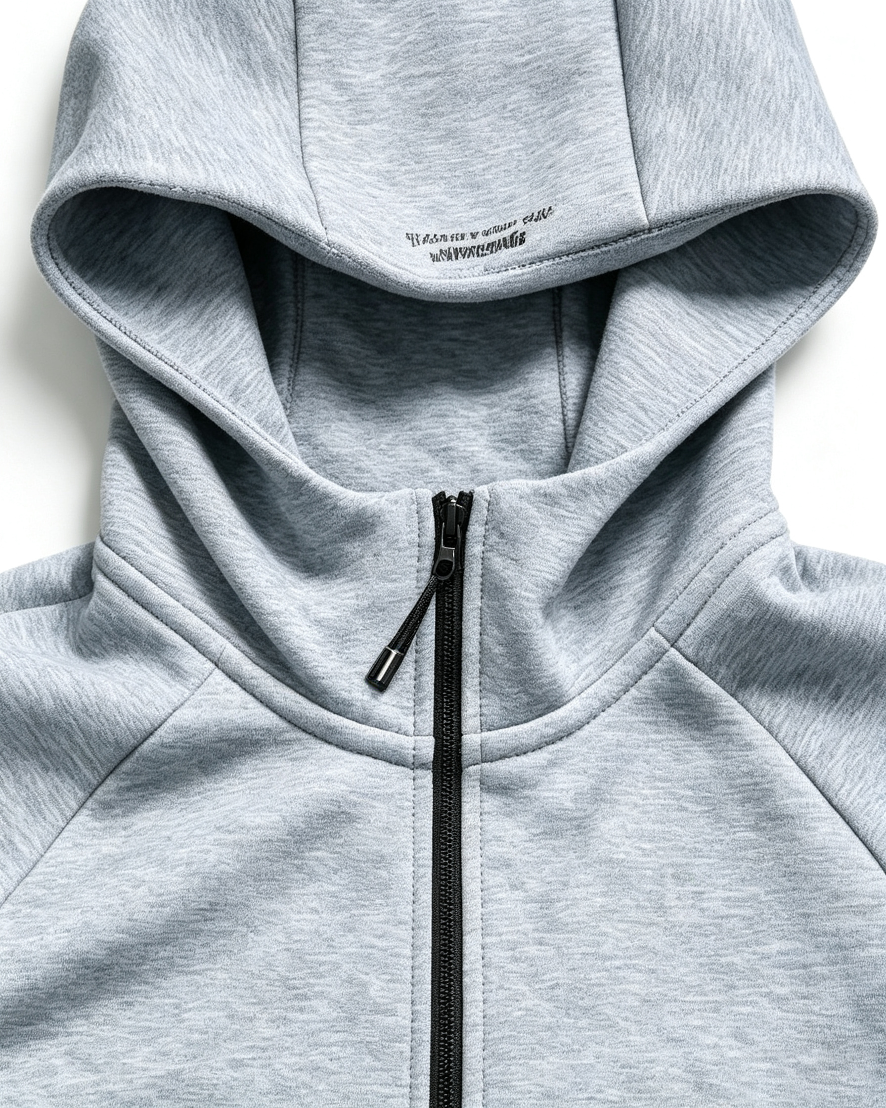 Geometric Star Zip‑Up Hoodie
