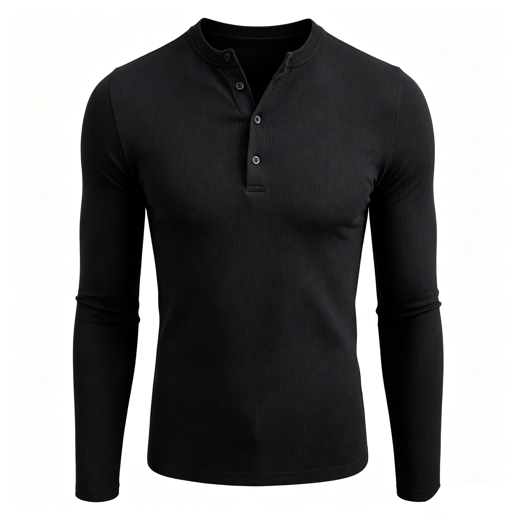 Long Sleeve Henley Shirt