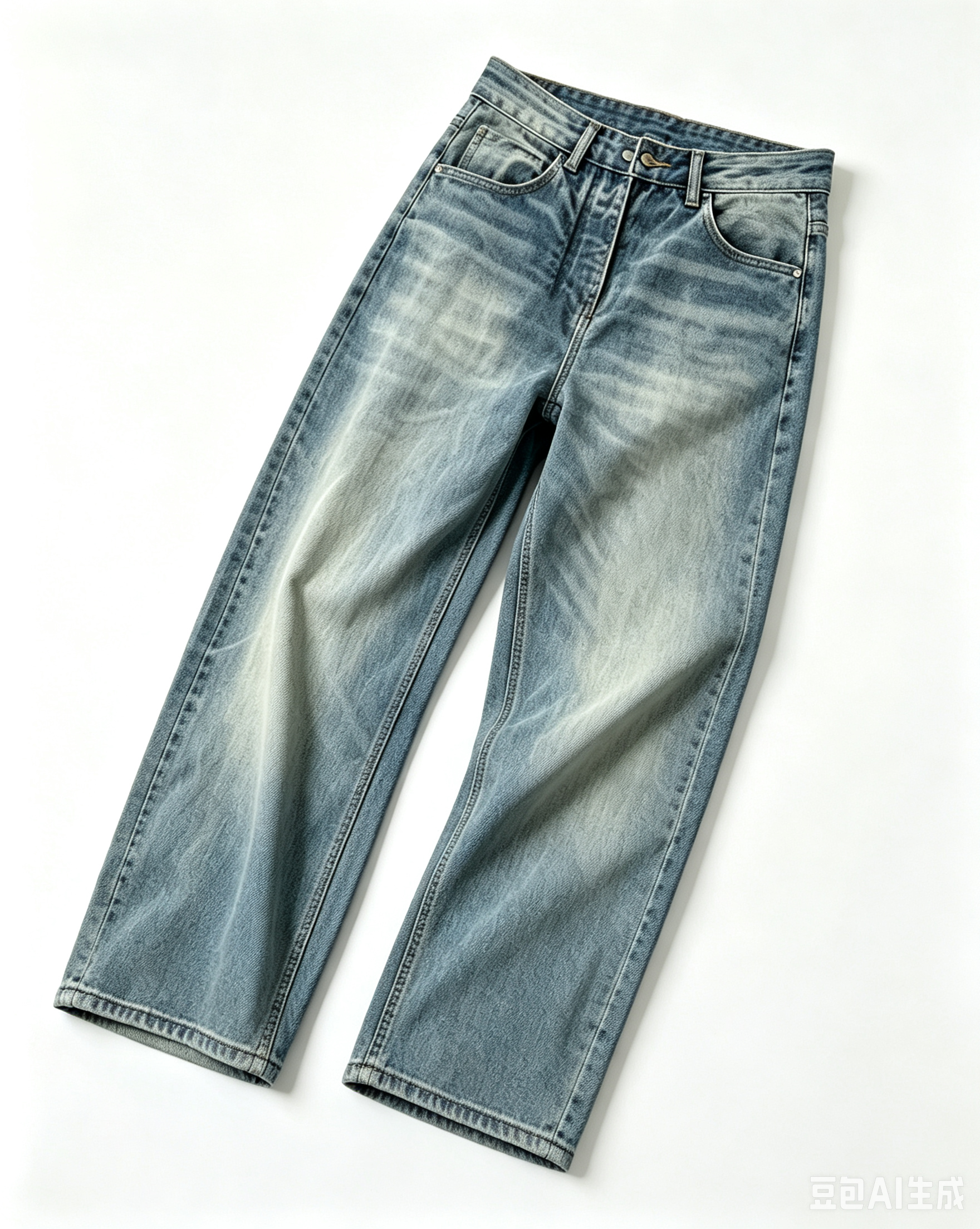 Washed Blue Jeans