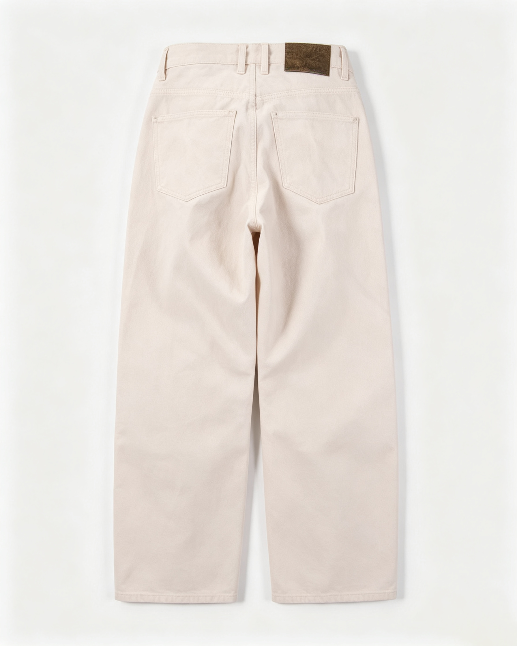 Off White Wide Leg Denim Jeans