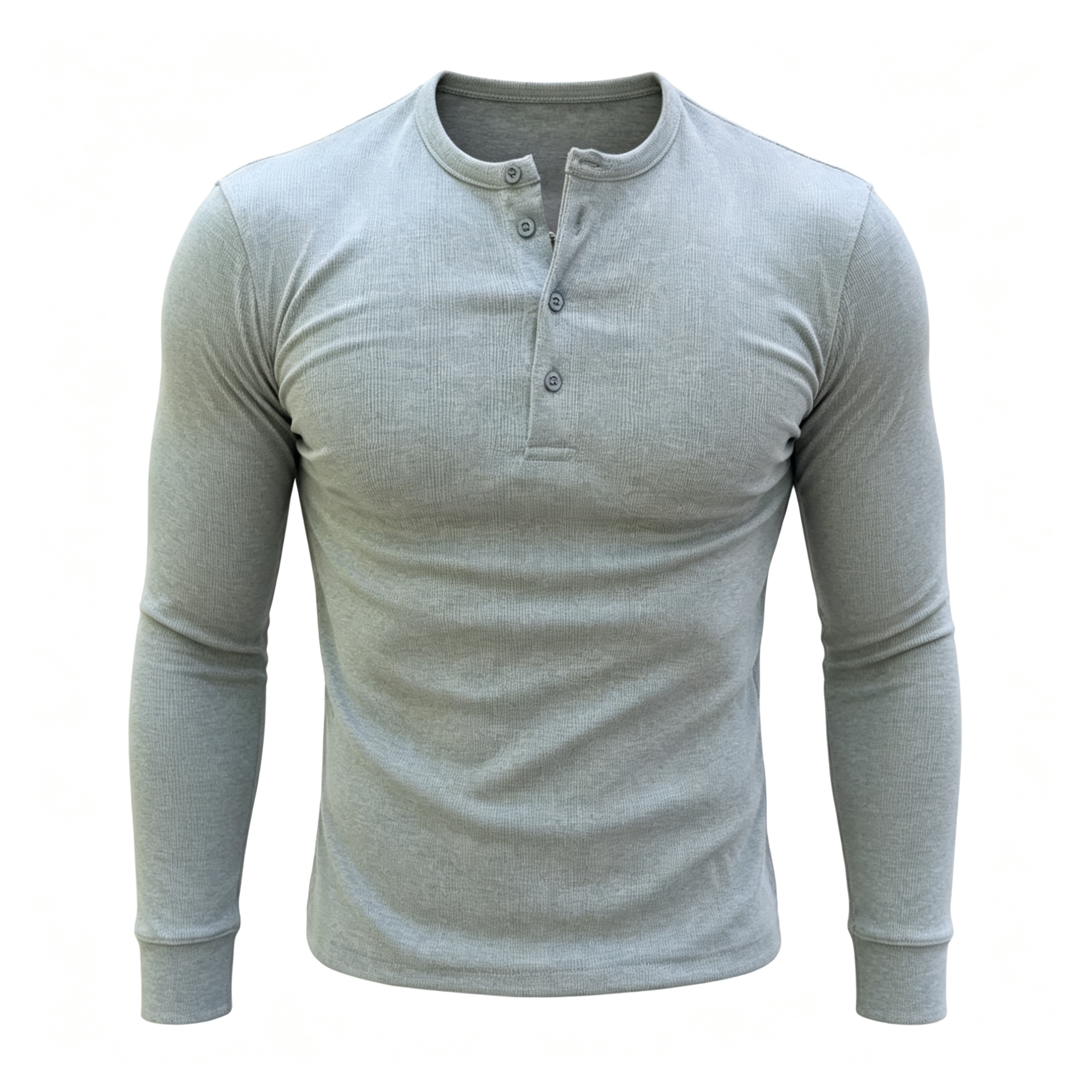 Long Sleeve Henley Shirt