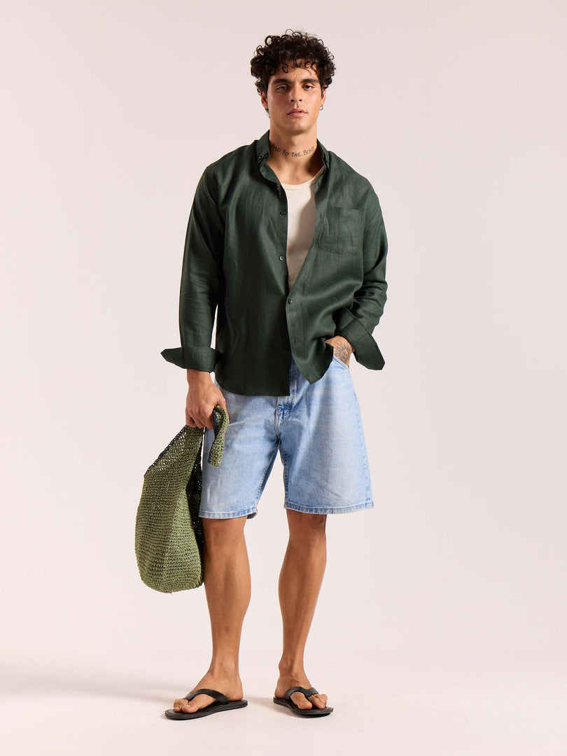 60s Lea Linen Shirt