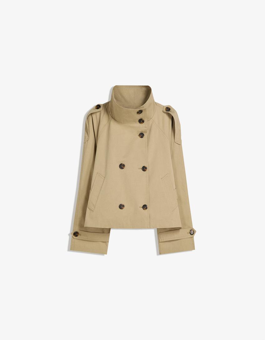 SHORT TRENCH JACKET