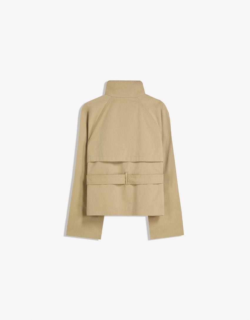 SHORT TRENCH JACKET