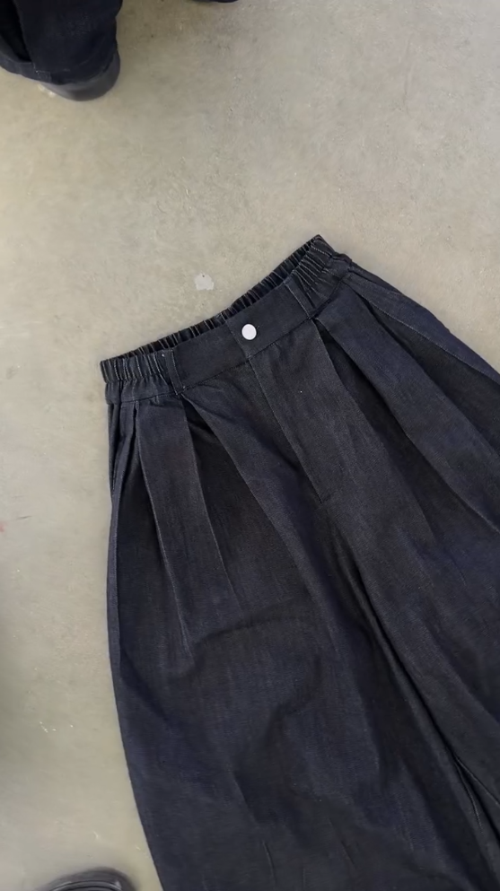Men’s Oversized Balloon Fit Denim Pants