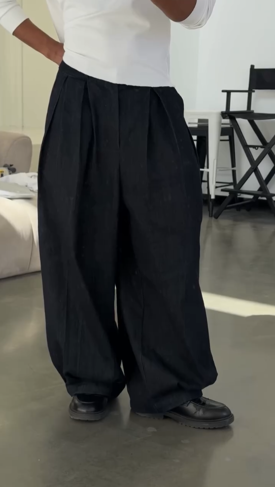Men’s Oversized Balloon Fit Denim Pants