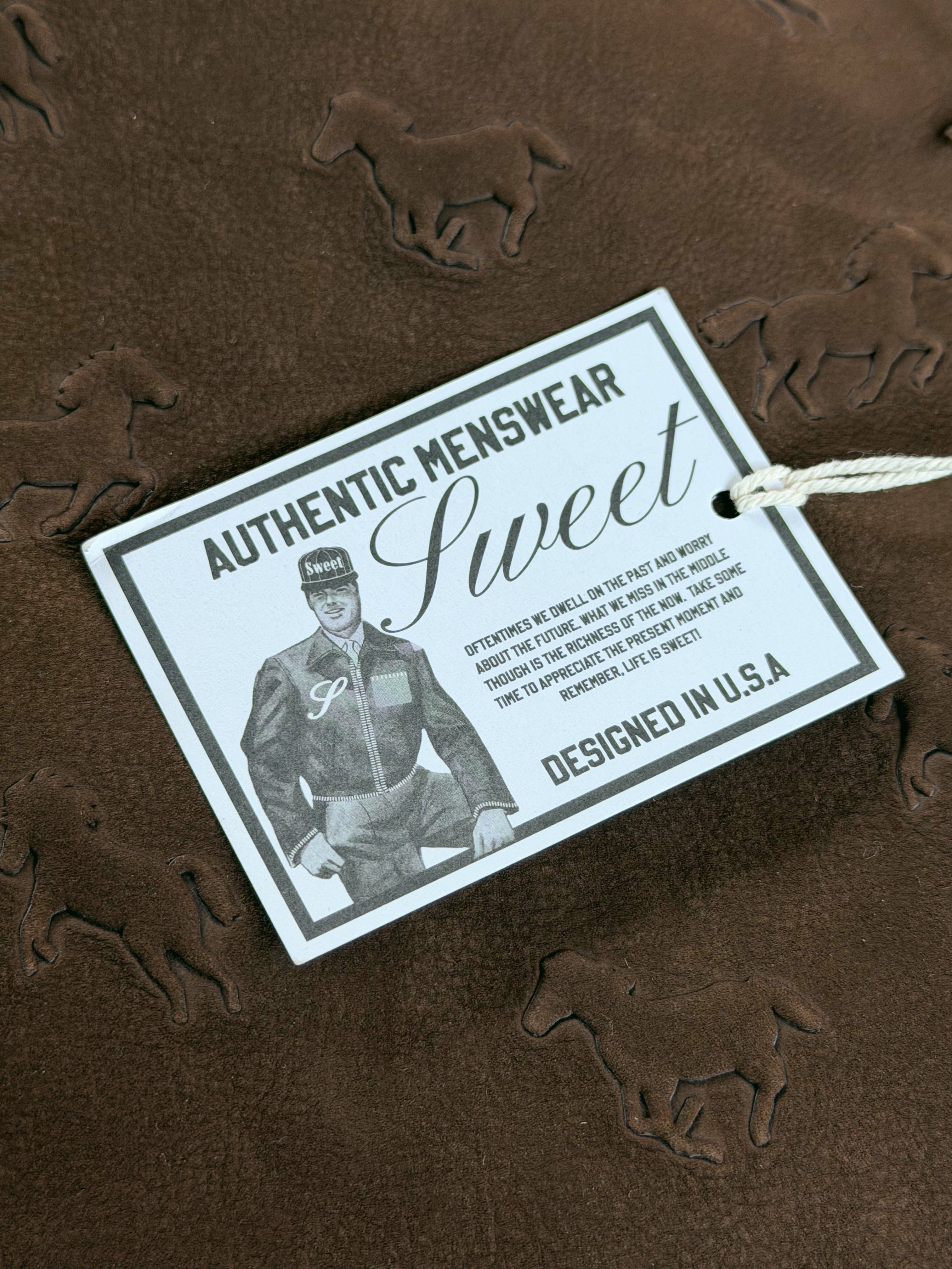 Suede Leather Horse Jacket