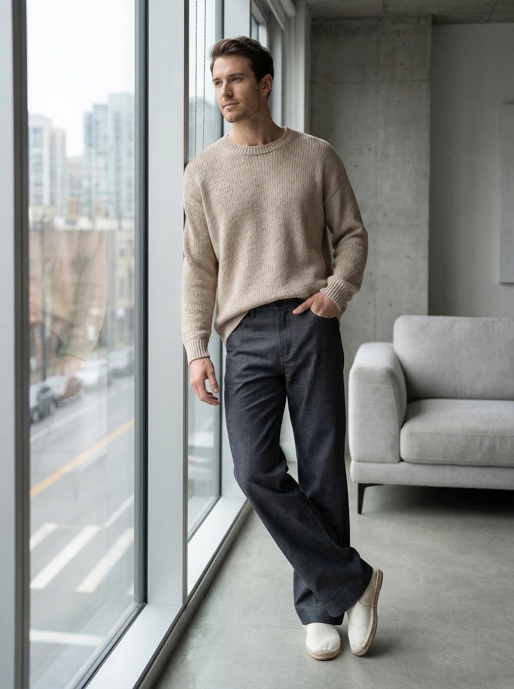 FLARED TROUSERS