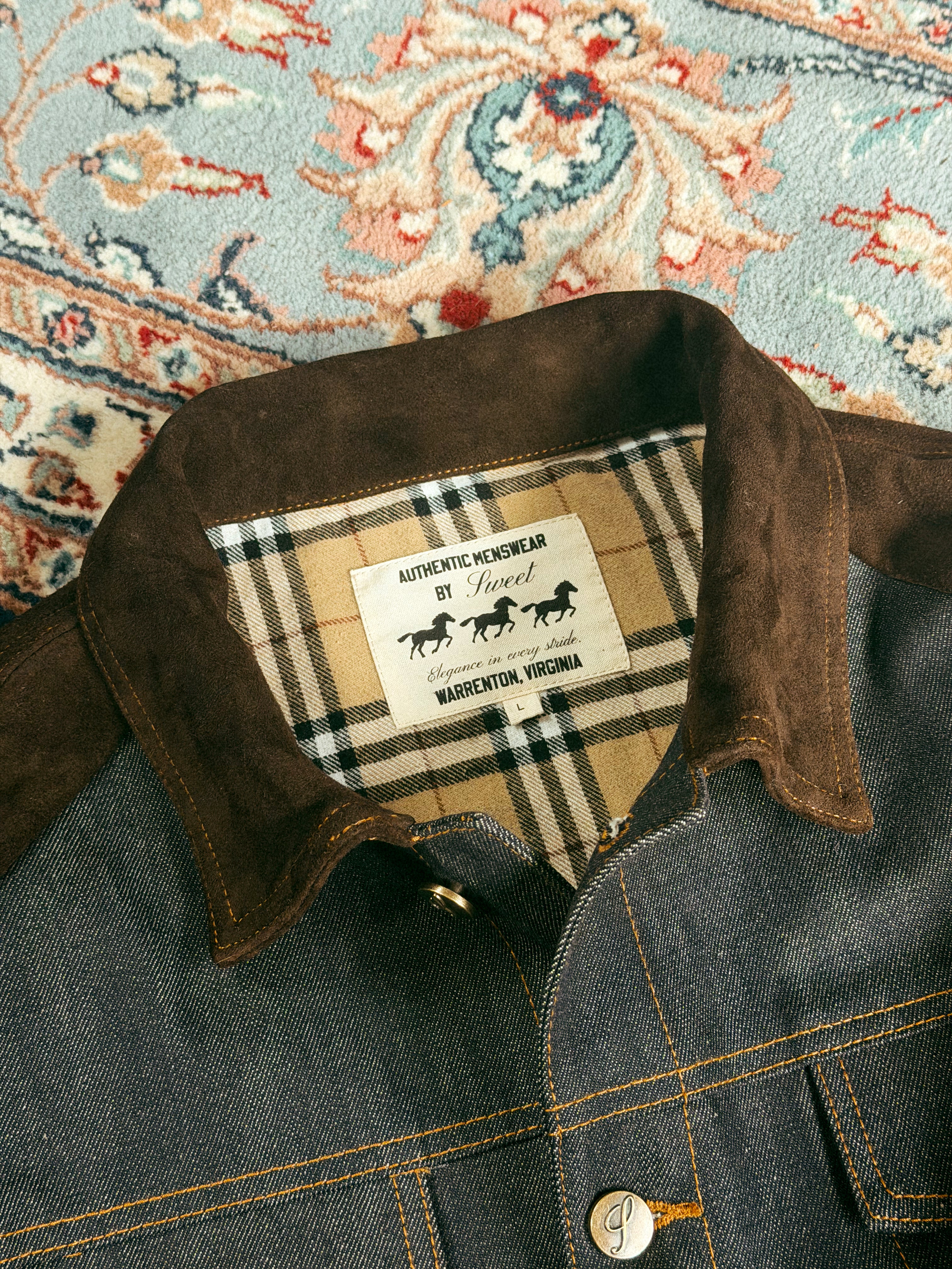 Selvedge Denim & Suede Jacket