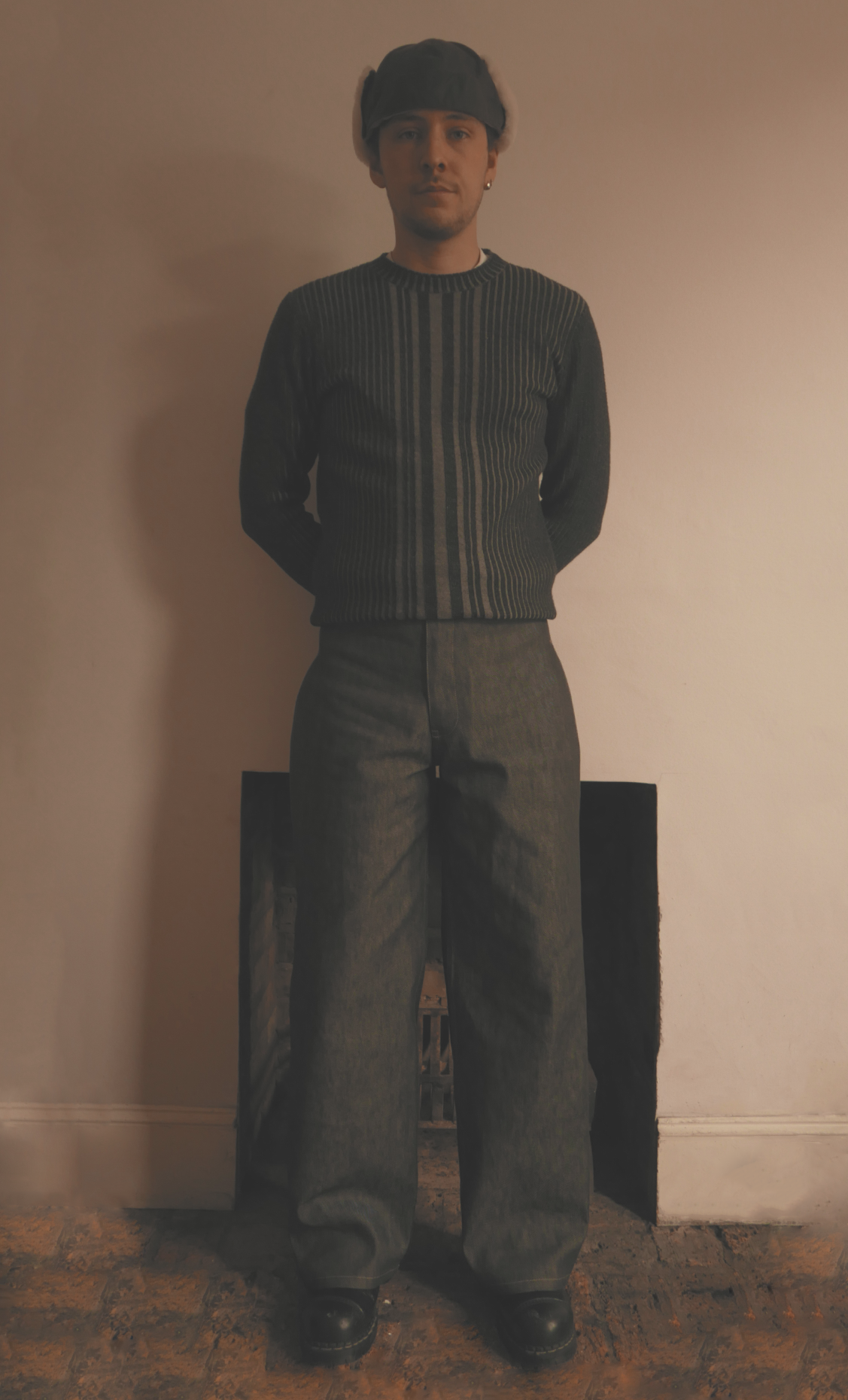 Selvedge Denim Clasp Trousers
