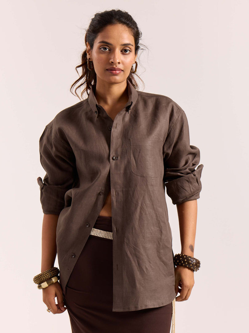 60s Lea Linen Shirt