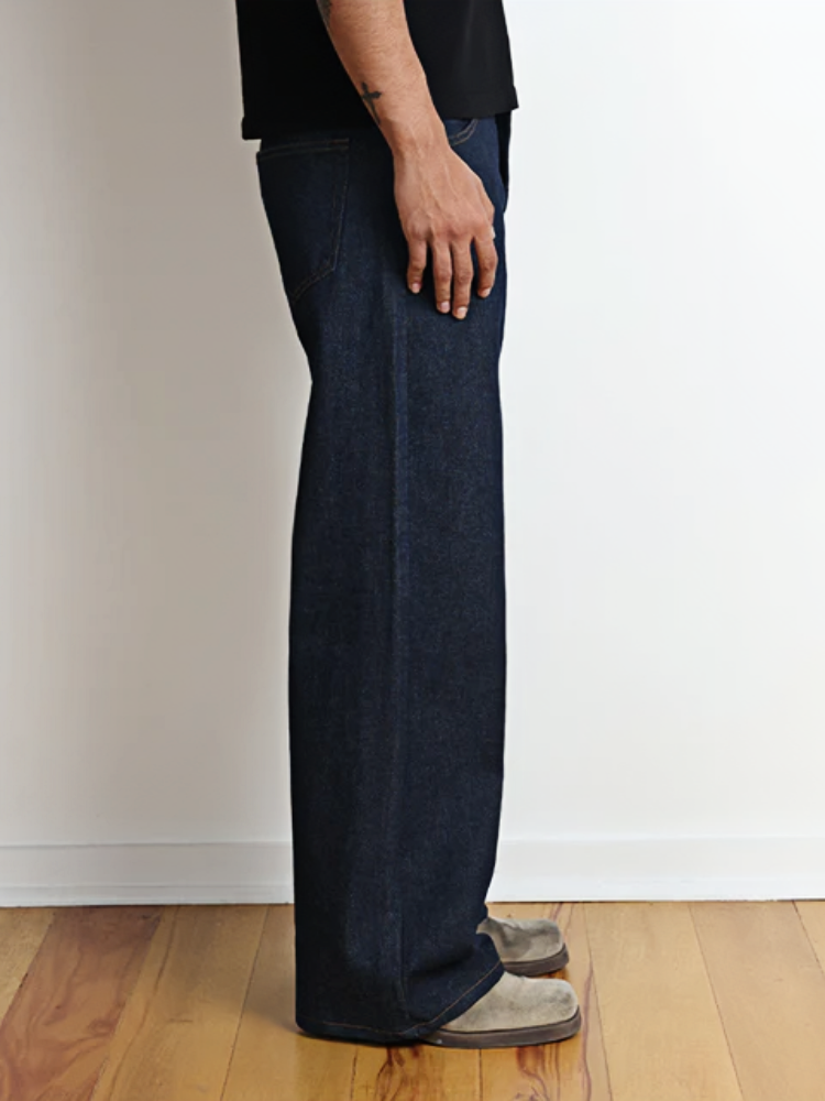 TOKYO RAW STRAIGHT-WIDE JEANS