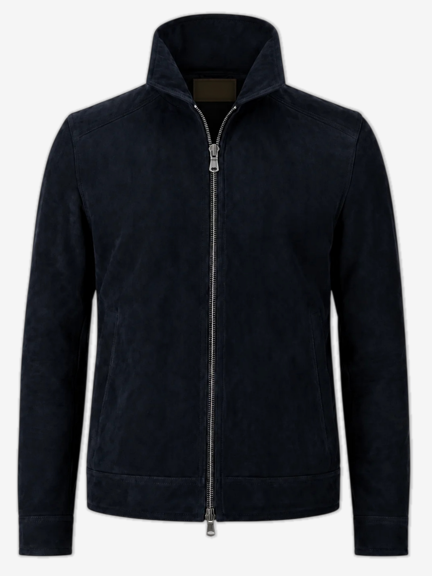 Alcantara Suede Stand Collar Jackets