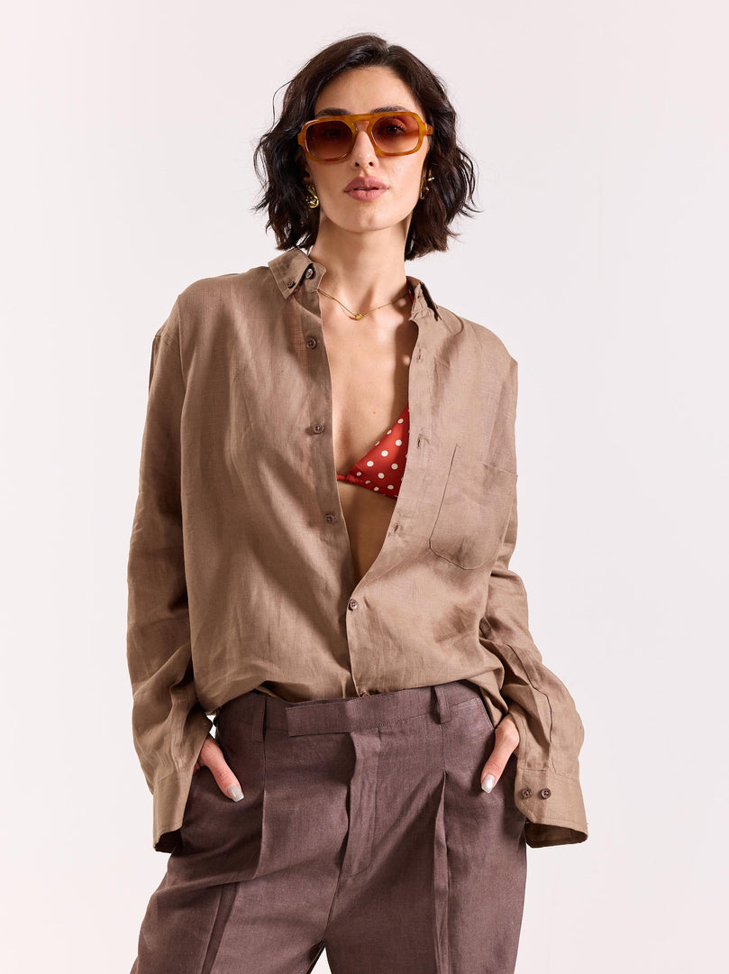 60s Lea Linen Shirt