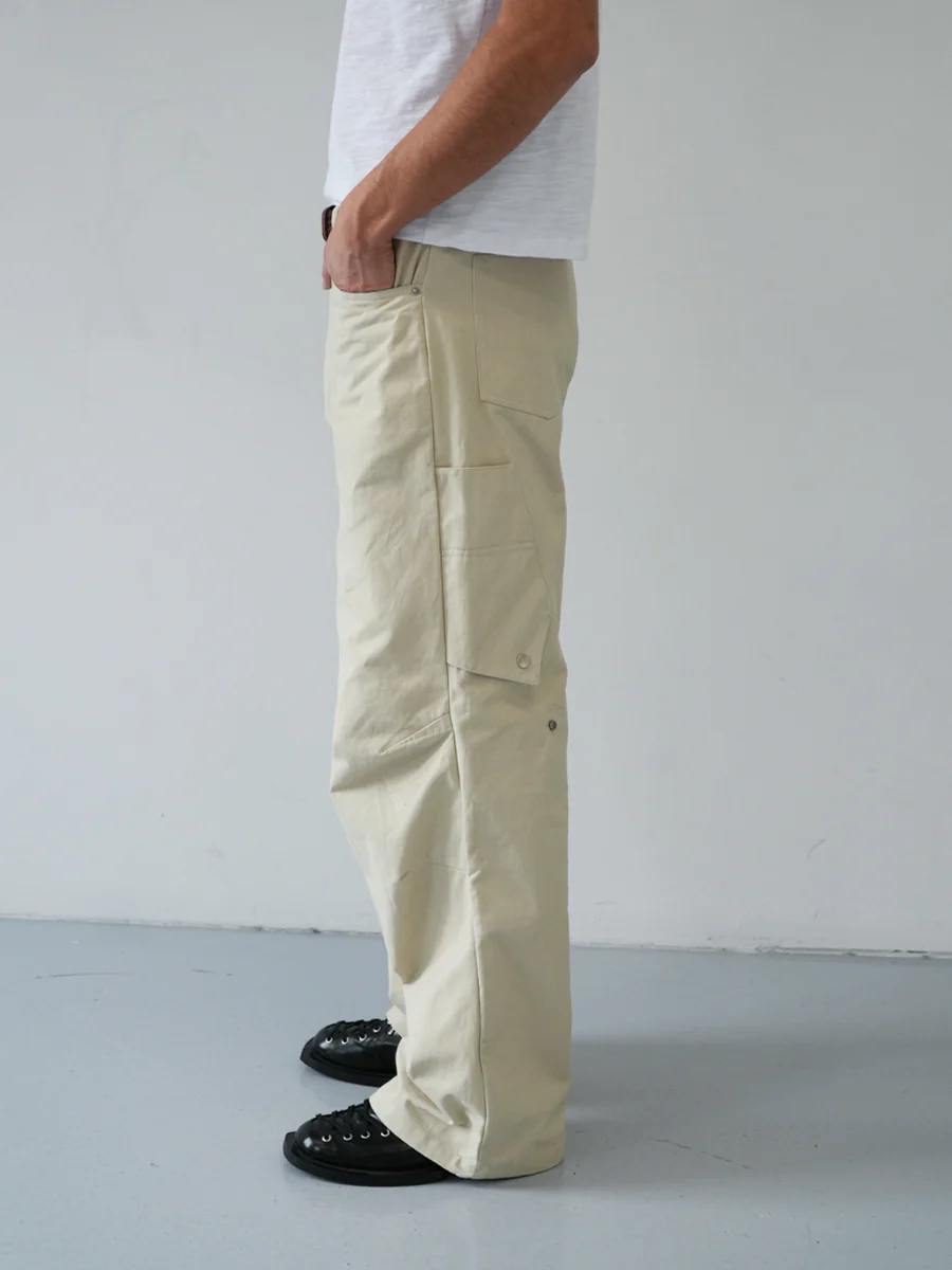 TAN TWILL CARPENTER TROUSERS