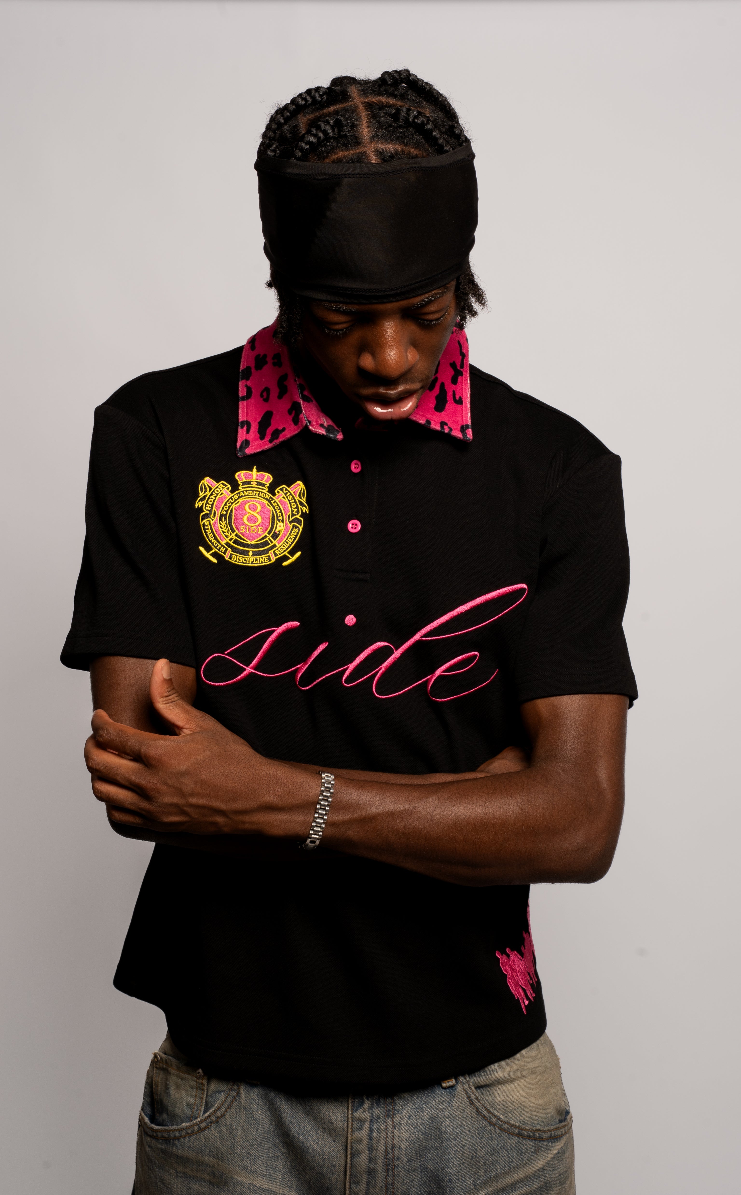 Outlaw Embroidered Polo Shirt