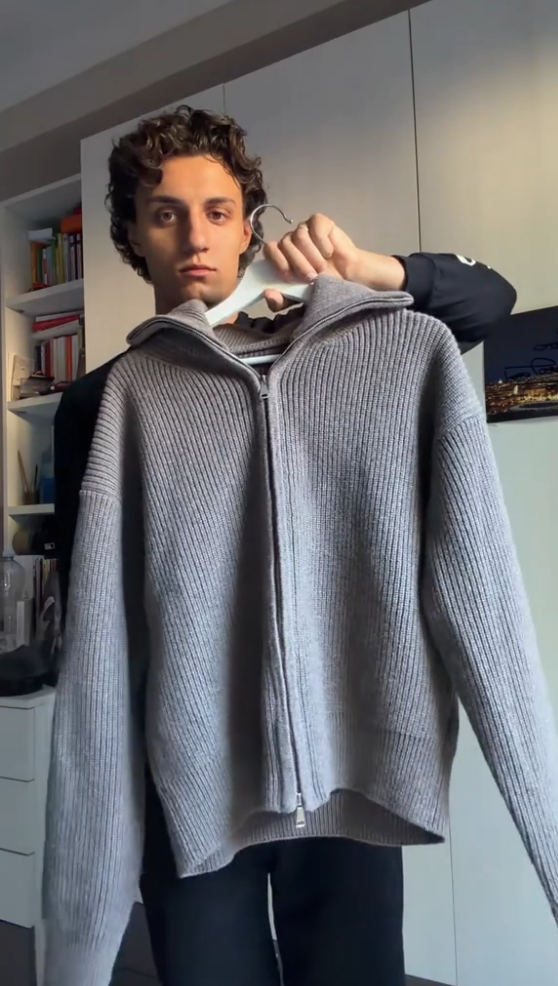 The Essential Ribbed Zip-Up Sweater