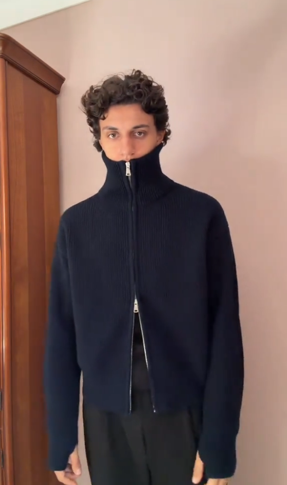 The Essential Ribbed Zip-Up Sweater