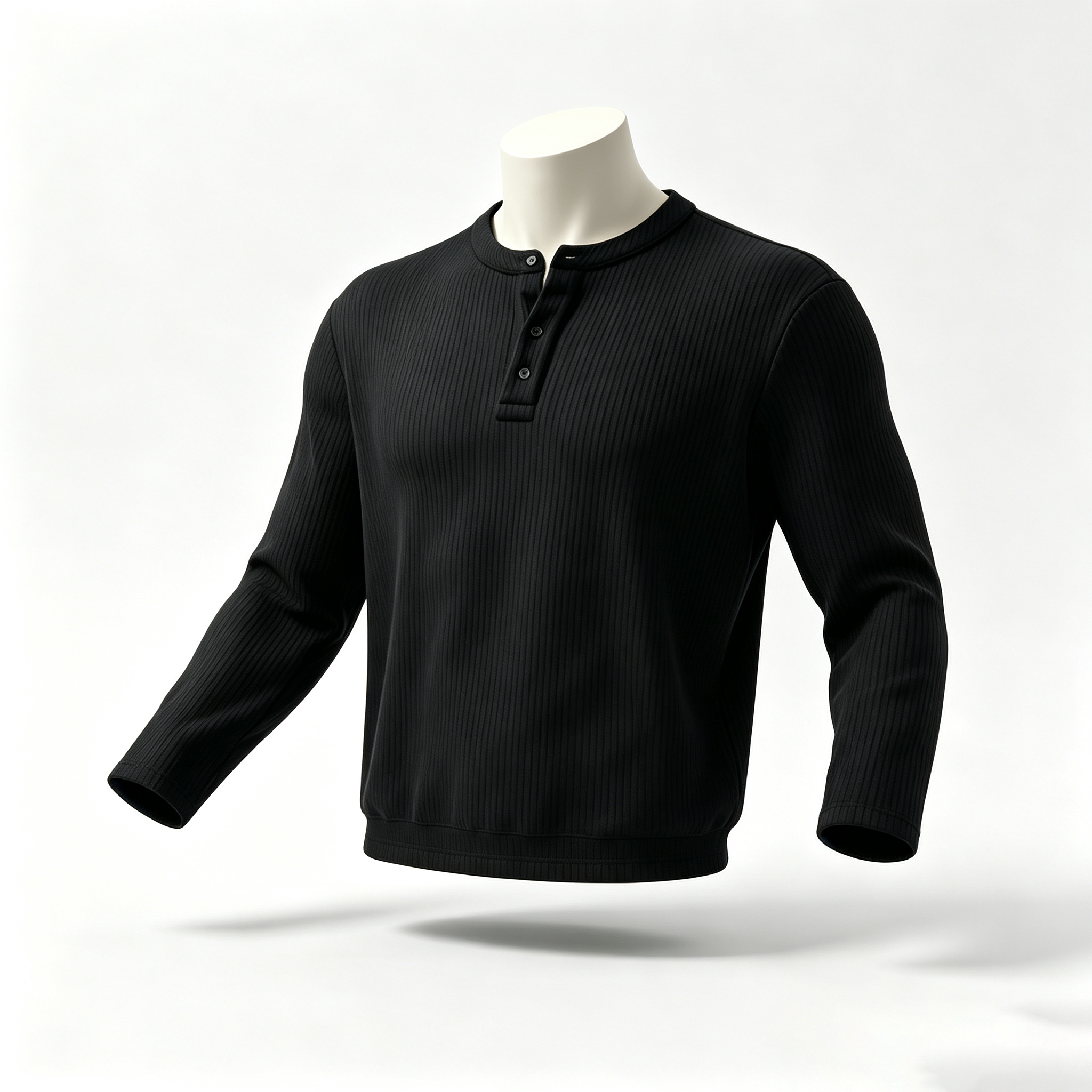 HENLEY LONG SLEEVE