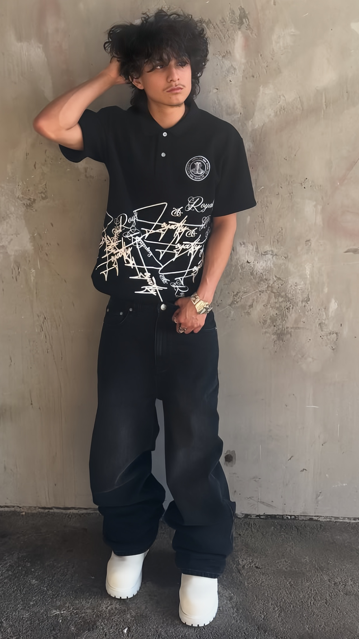 ROYALTY GRAFFITI POLO