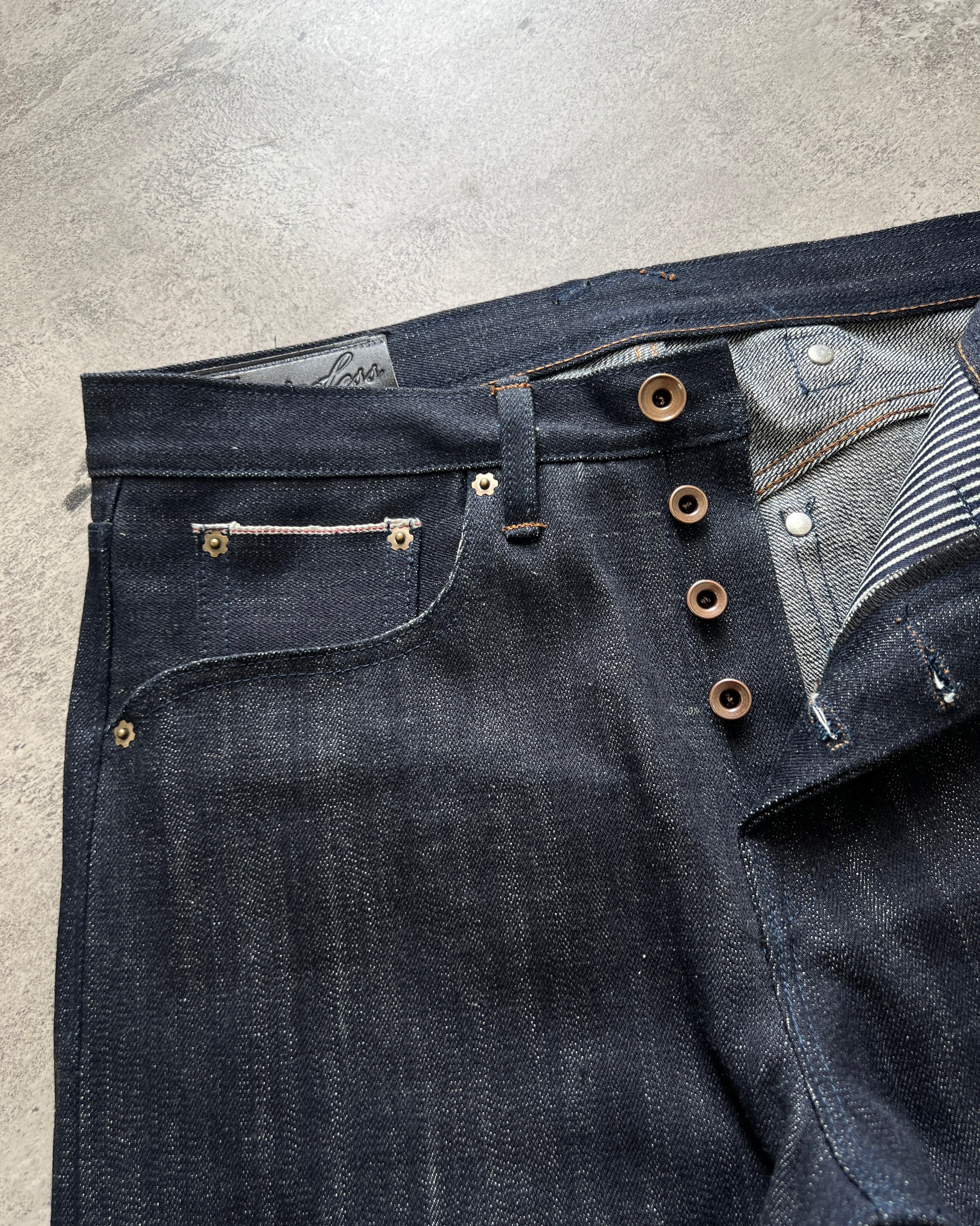 ‘Raw 1.1’ Selvedge Bootcut Jeans