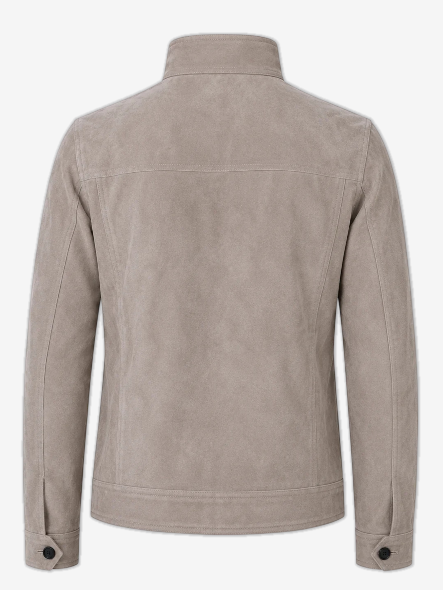 Alcantara Suede Stand Collar Jackets