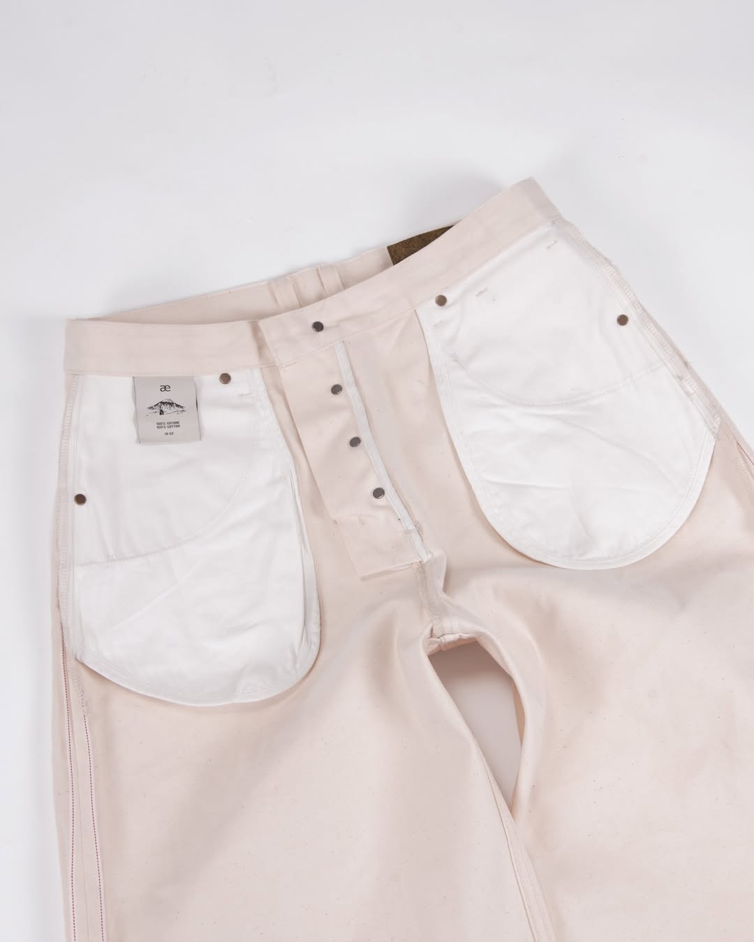 Off White Wide Leg Denim Jeans