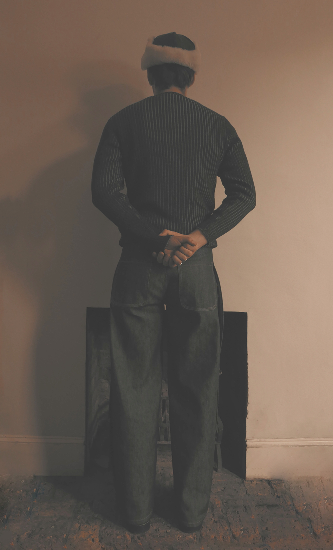 Selvedge Denim Clasp Trousers