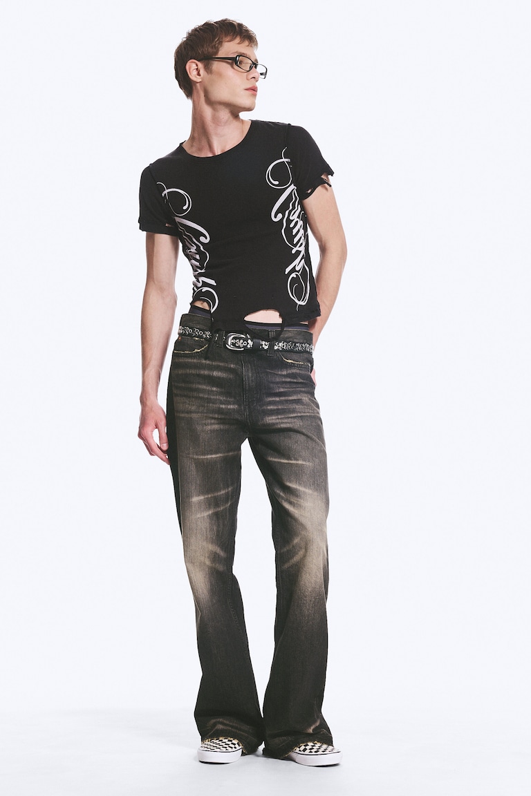 LOW RISE REGULAR BOOTCUT JEANS