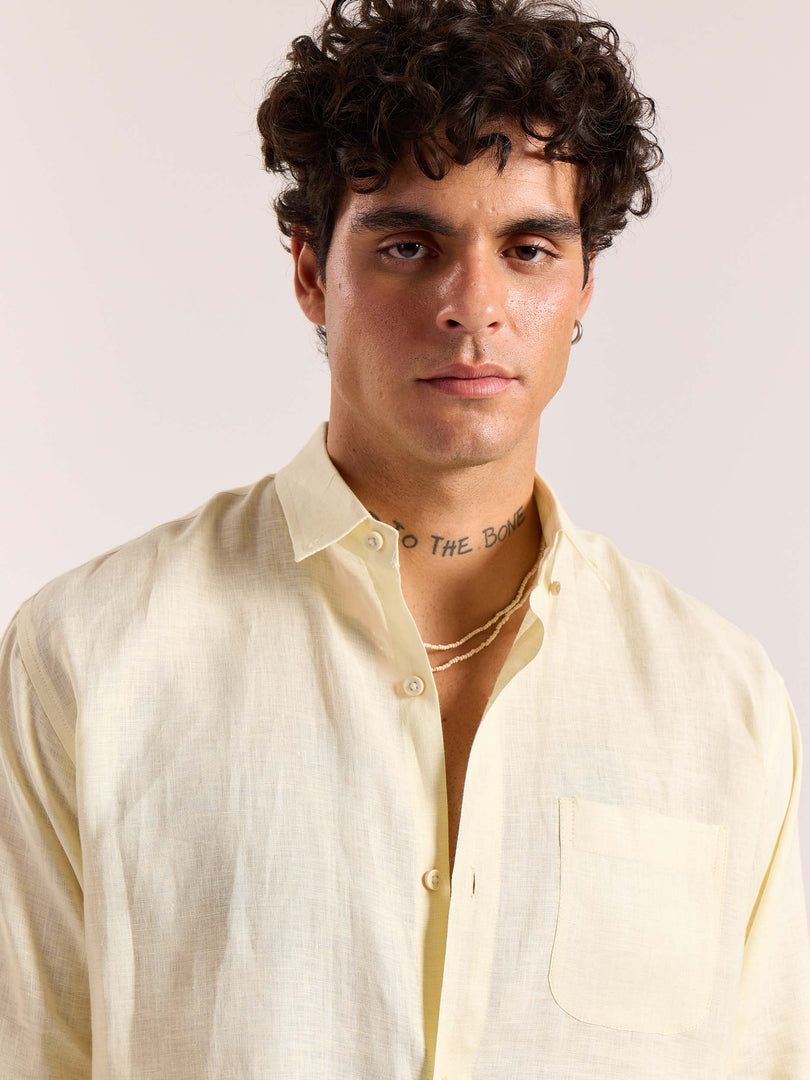 60s Lea Linen Shirt