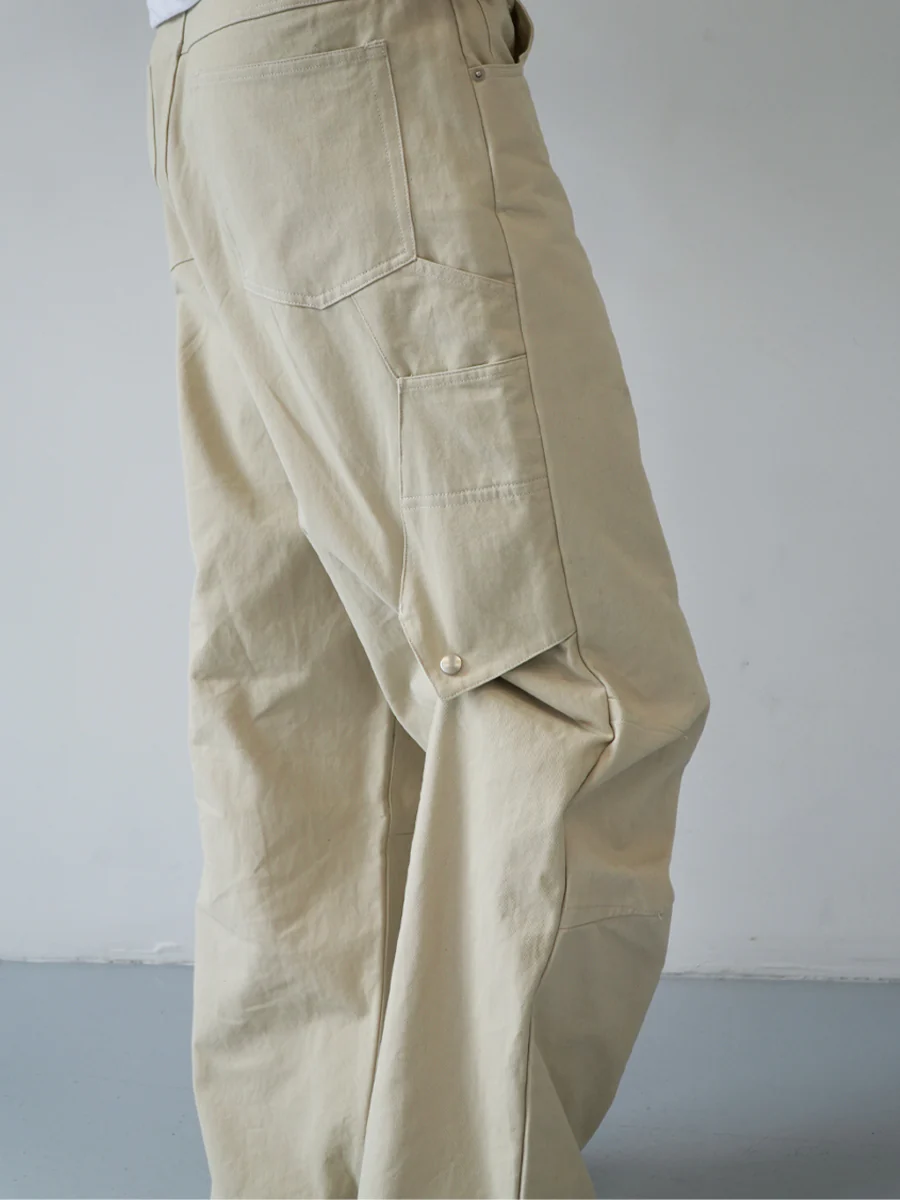 TAN TWILL CARPENTER TROUSERS