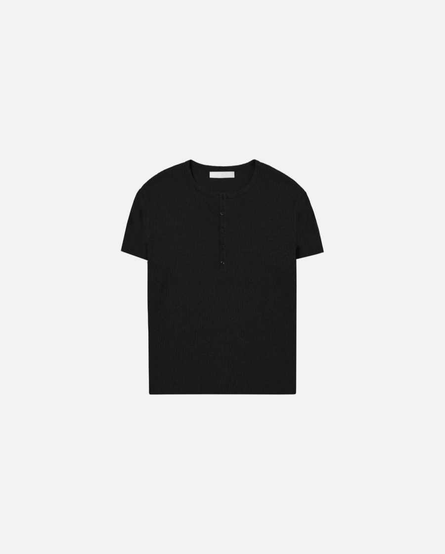 SHORT SLEEVE HENLEY