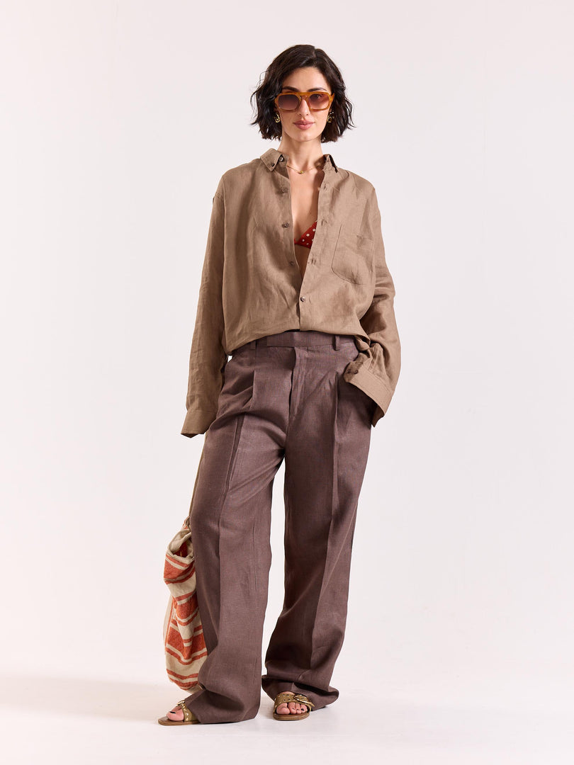 60s Lea Linen Shirt