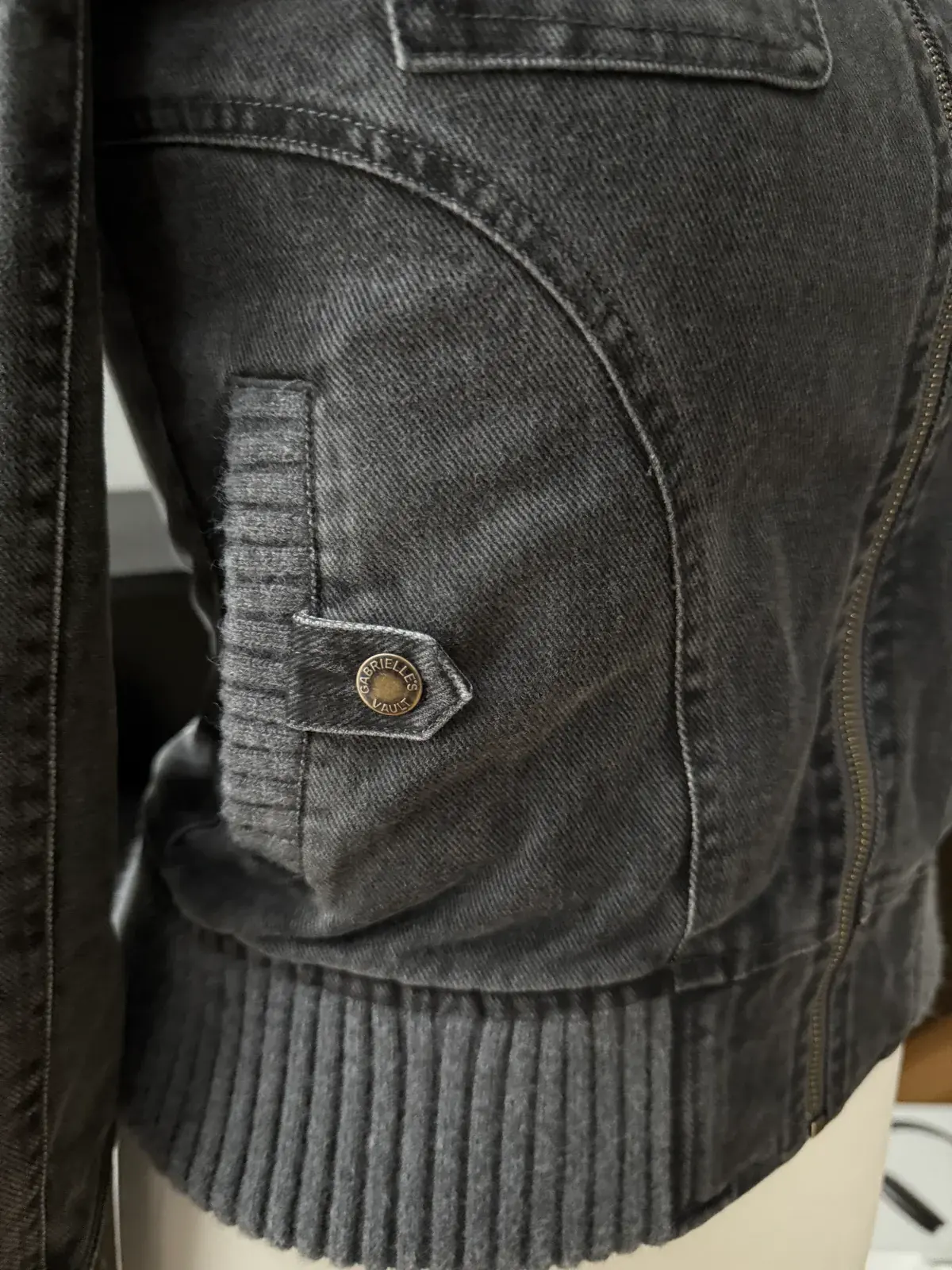 2000S RIBBED COLLAR CARGO JACKET