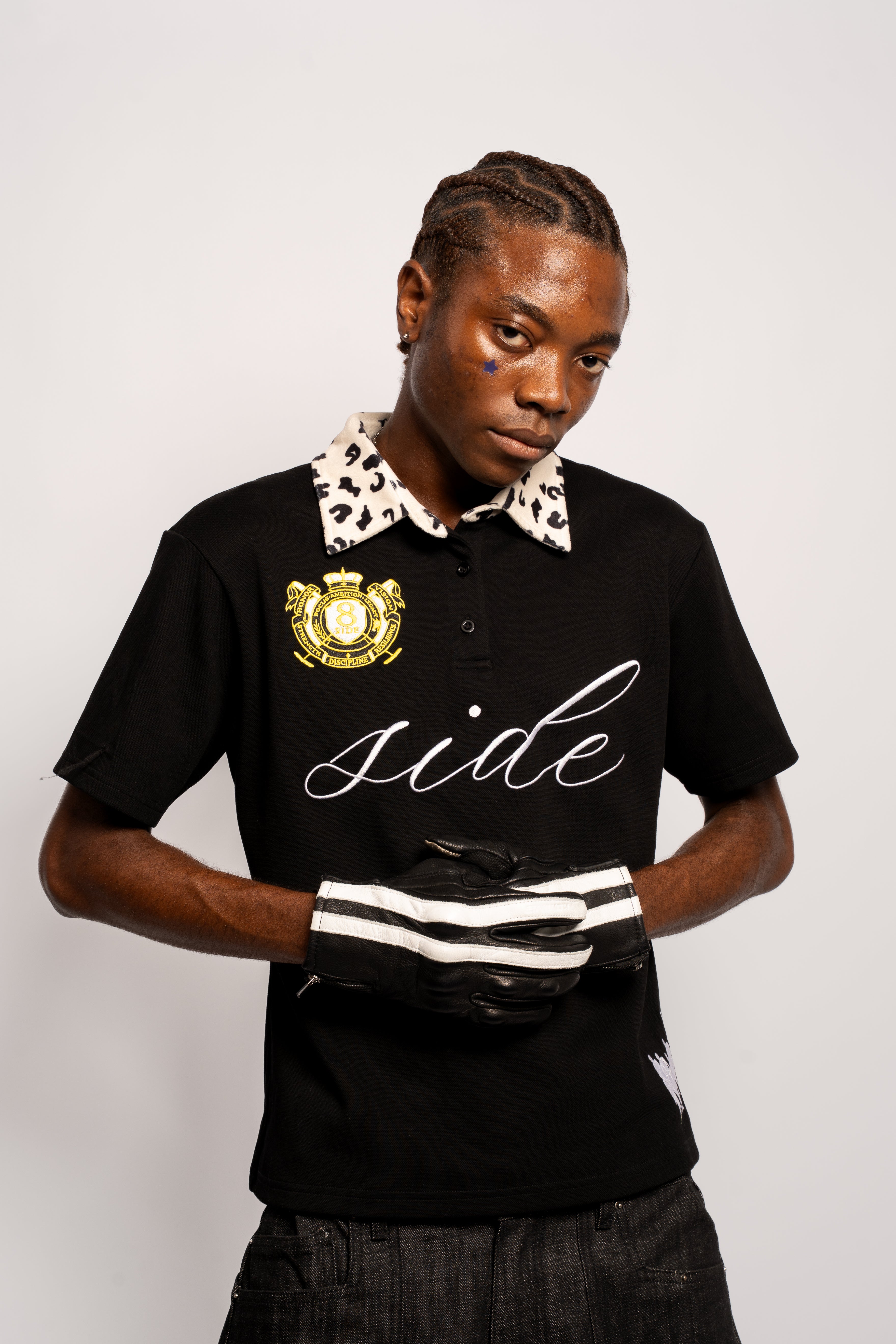Outlaw Embroidered Polo Shirt